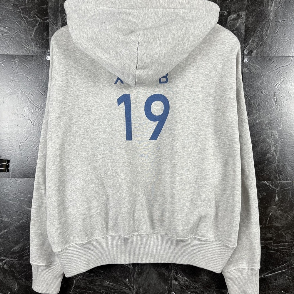 Polo Ralph Lauren Women's Grey USA Polo Bear Hoodie Small - Picture 2 of 7